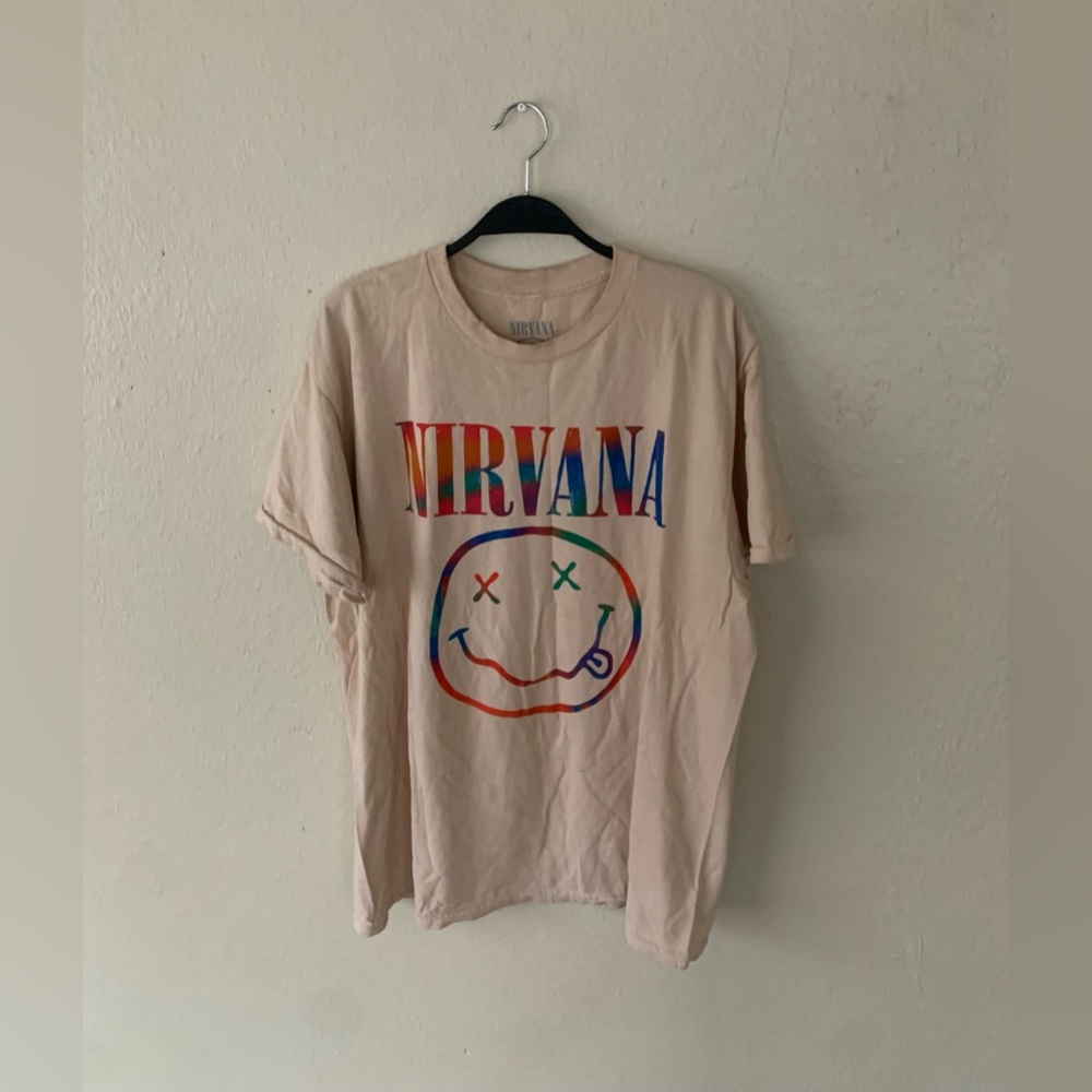 Tan, Men’s, Nirvana T-shirt